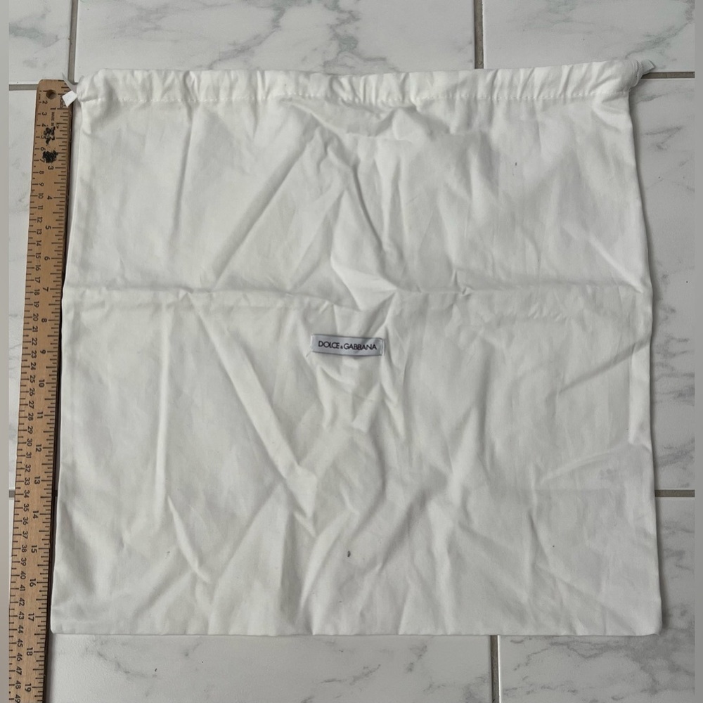 Dolce & Gabbana White Storage Bag